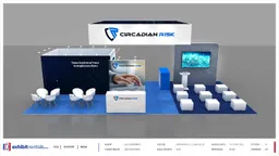 20x40 Île booth design by Exhibit-Rentals